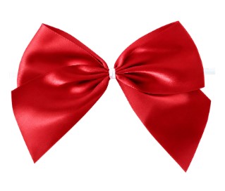 Double Face Satin Twist Tie Bows