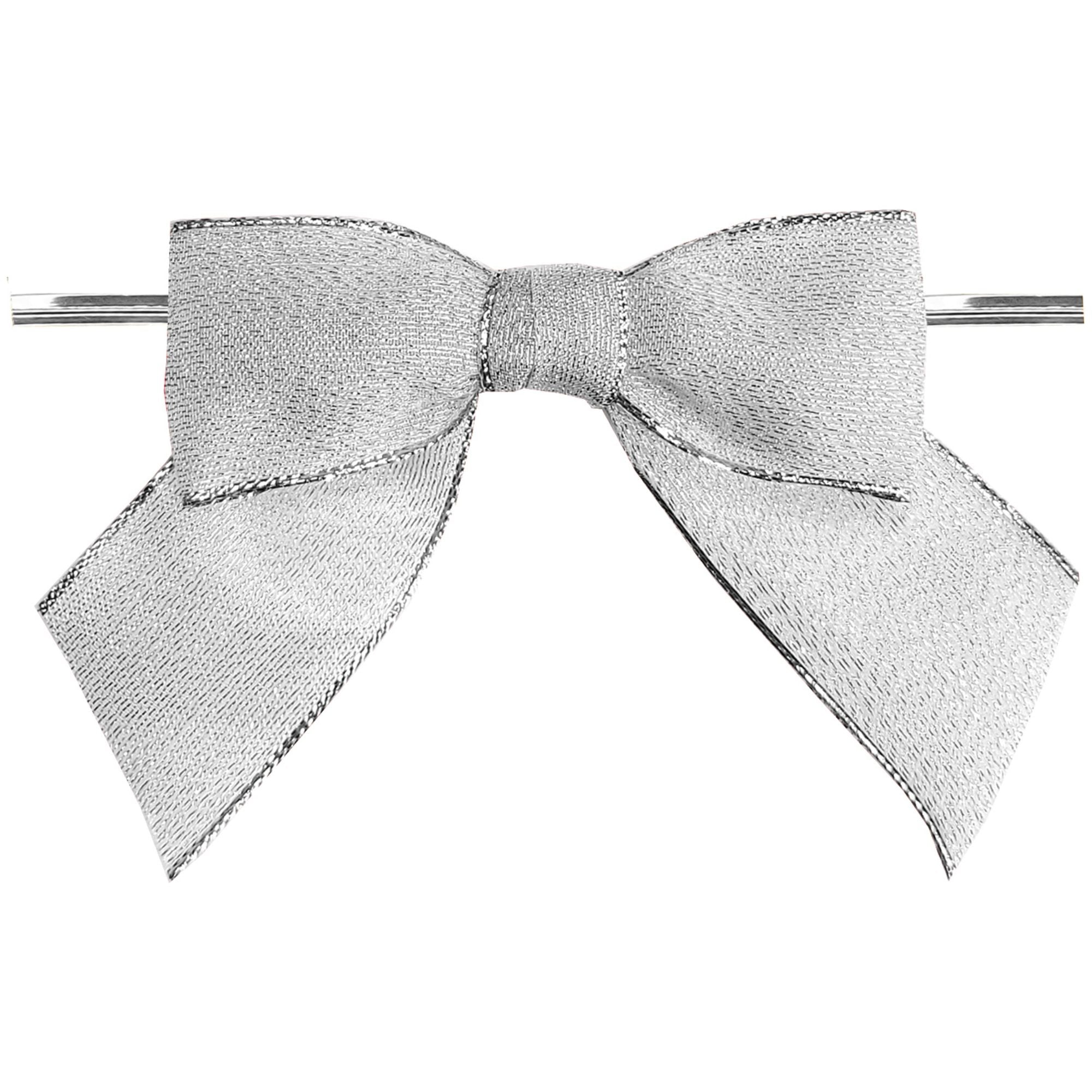 Metallic Illume Bow with Gold Twist Tie