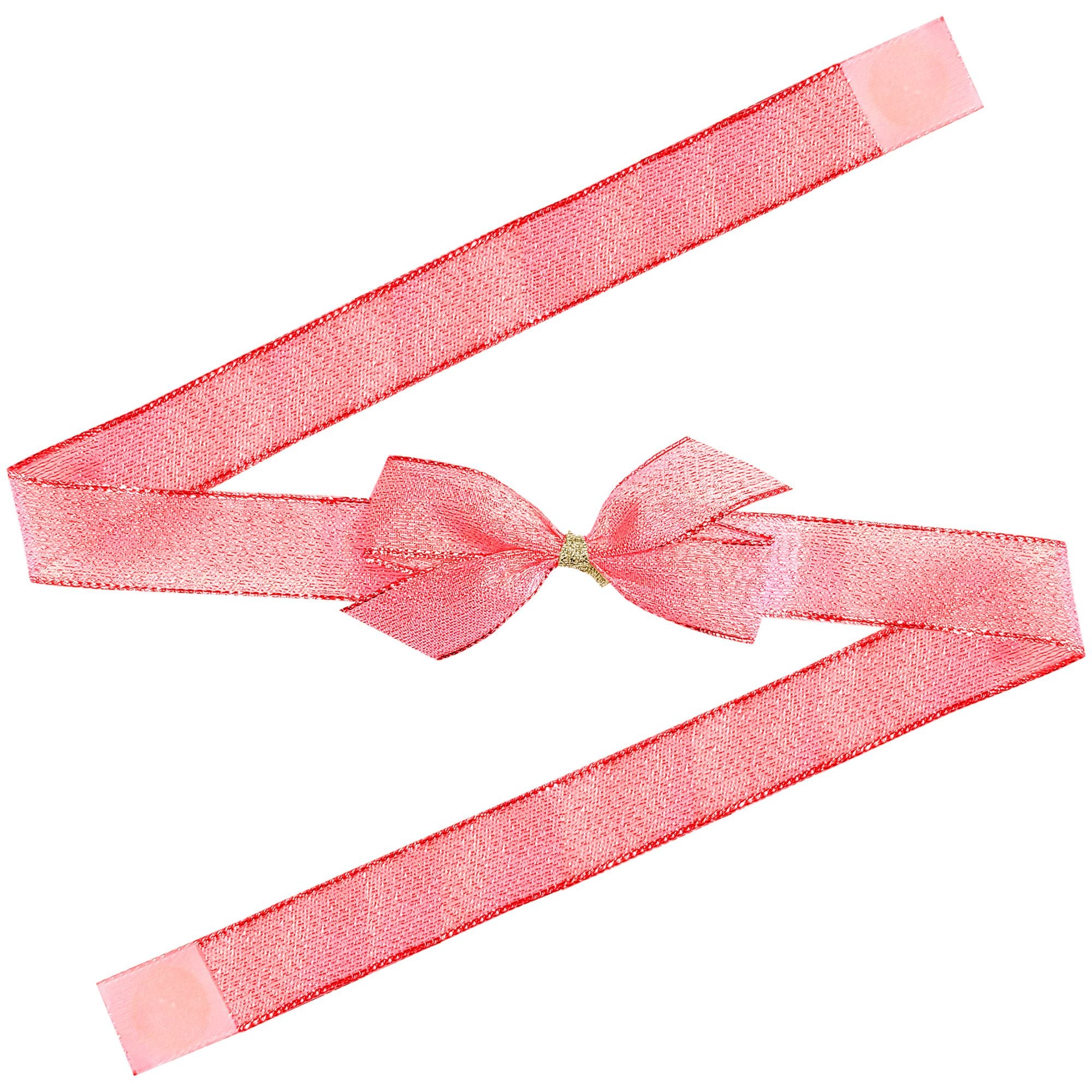 Metallic Illume Bow with Ribbon Wrap