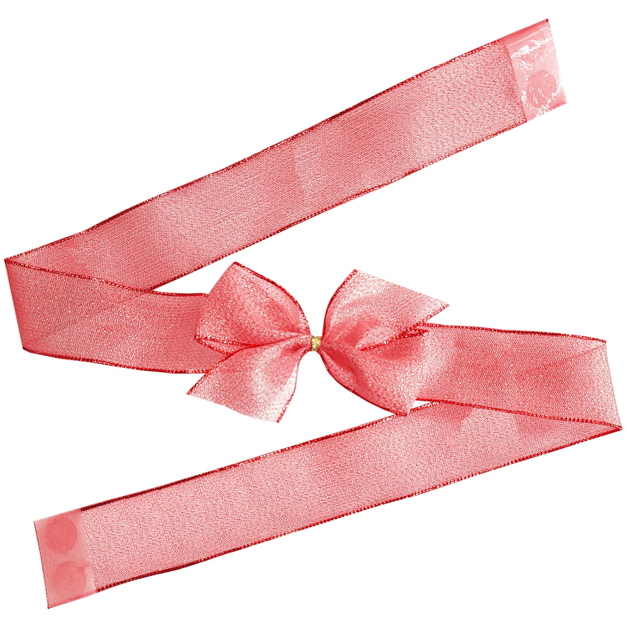 Metallic Illume Bow with Ribbon Wrap