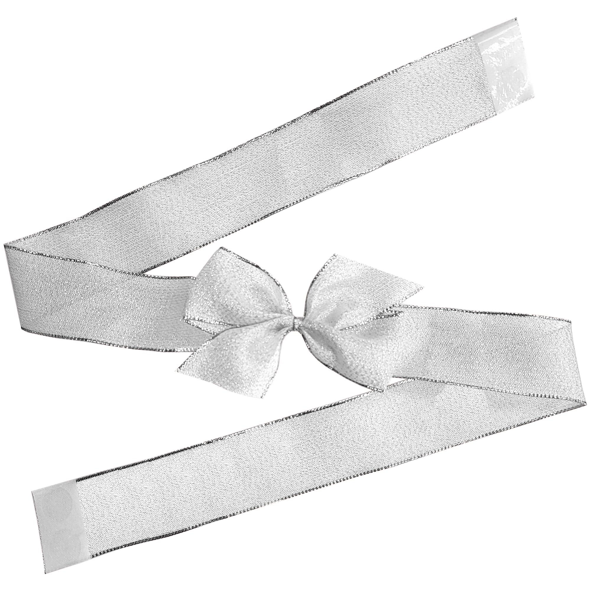 Metallic Illume Bow with Ribbon Wrap