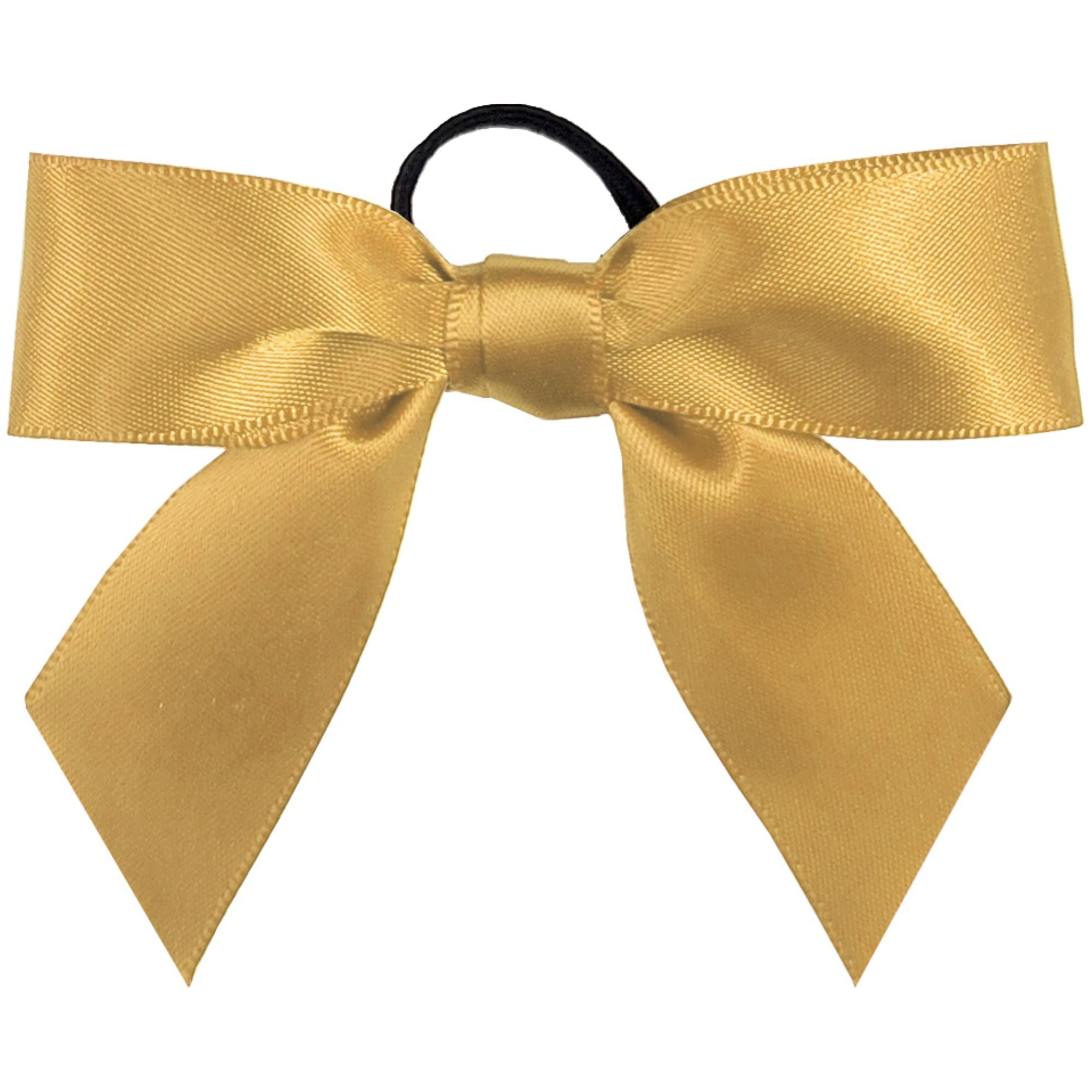 Pre-Tied Satin Bow with Elastic Ring