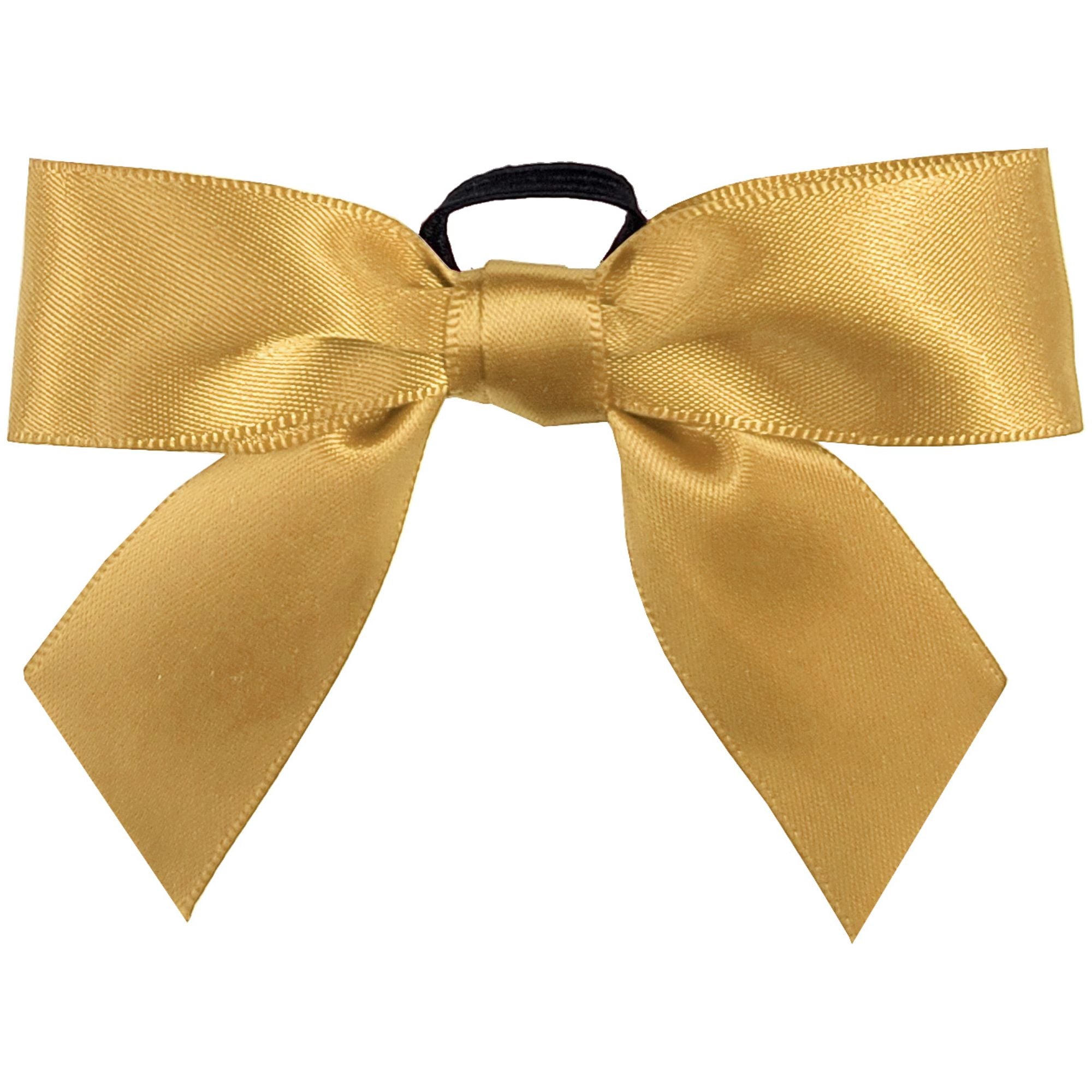 Pre-Tied Satin Bow with Elastic Ring