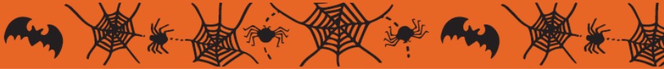 Halloween Spiderweb Print