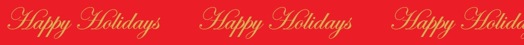 Happy Holidays Ribbon