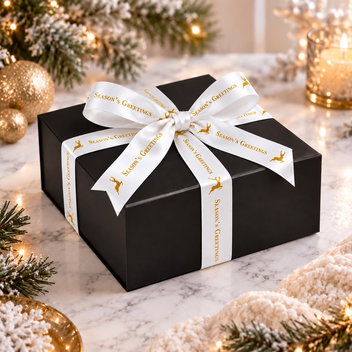 Season's Greetings Ribbon