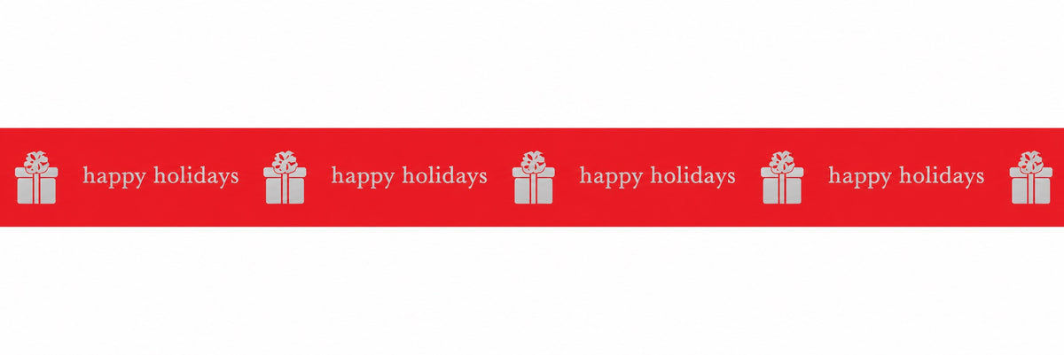 Happy Holidays Gift Ribbon