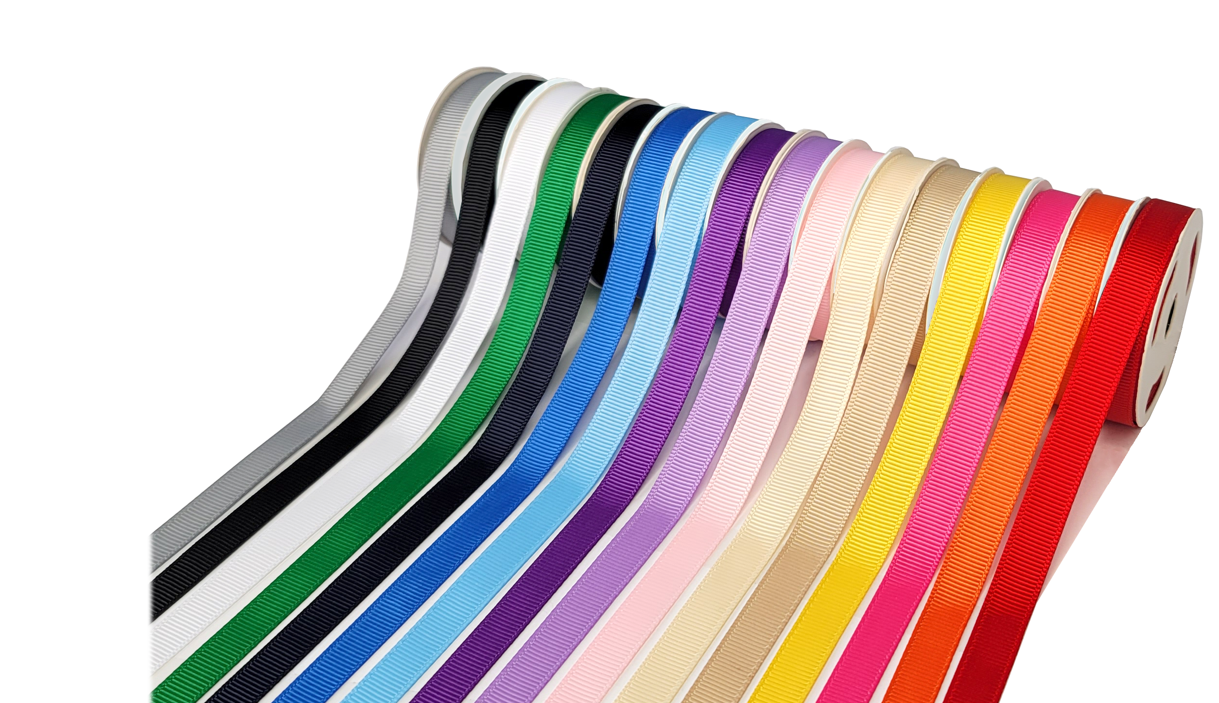 16-Color Grosgrain Ribbon Pack (3/8" × 5 yds)