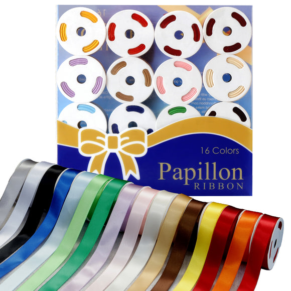 0001 Single Face Satin Ribbon Pack (5/8
