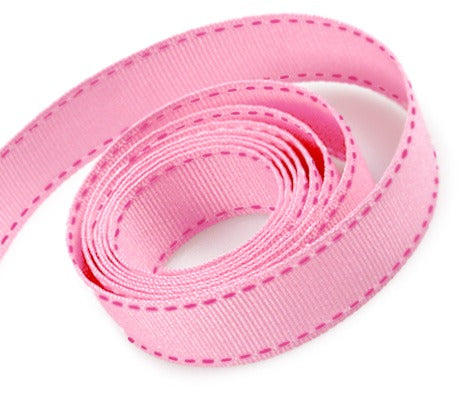 Packaging Express_0115 Pink with Hot Pink Saddle Stitch Ribbon