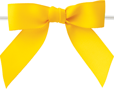 Grosgrain Twist Tie Bows
