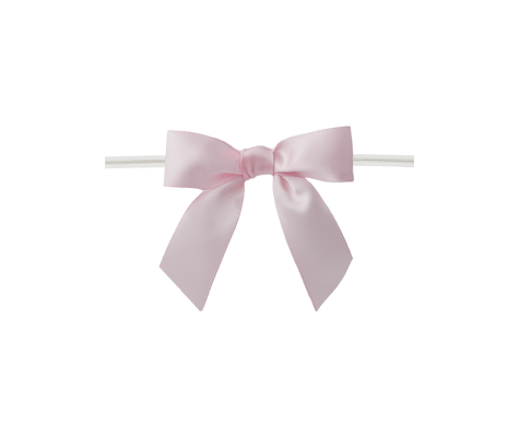50 Pack Pink Satin Ribbon Twist Tie Bows for Treat Bags, Gift Bags, Bakery  Candy Bags and Package Decorating Ribbon Bow, Bowknot for Gifts