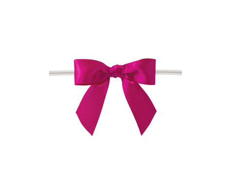 Satin Twist-Tie Bows