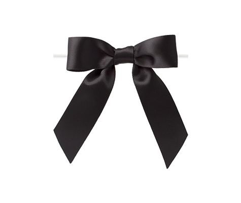 Satin Twist-Tie Bows