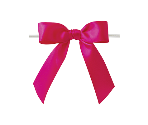 Satin Twist-Tie Bows