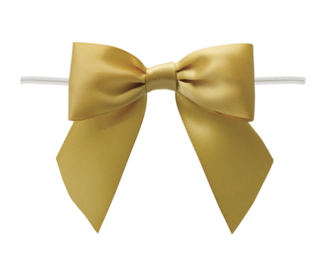 Packaging Express_0690 Old Gold Twist Tie Bow