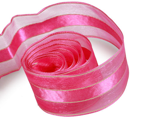 Packaging Express_Hot Pink Chic Sheer (Wire Edged)