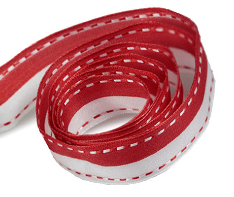 Packaging Express_Red & White Dash Wire Edge