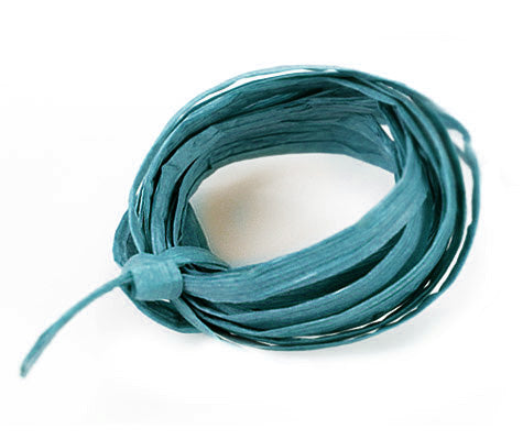 Packaging Express_0347 Teal Paper Raffia