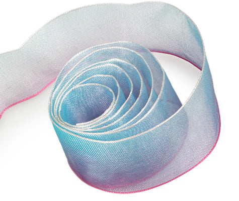 Packaging Express_Light Blue/Pink Sunburst (Wire Edged)