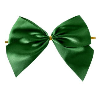 Double Face Satin Twist Tie Bows