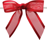 Ballet Bow with Clear Twist Tie