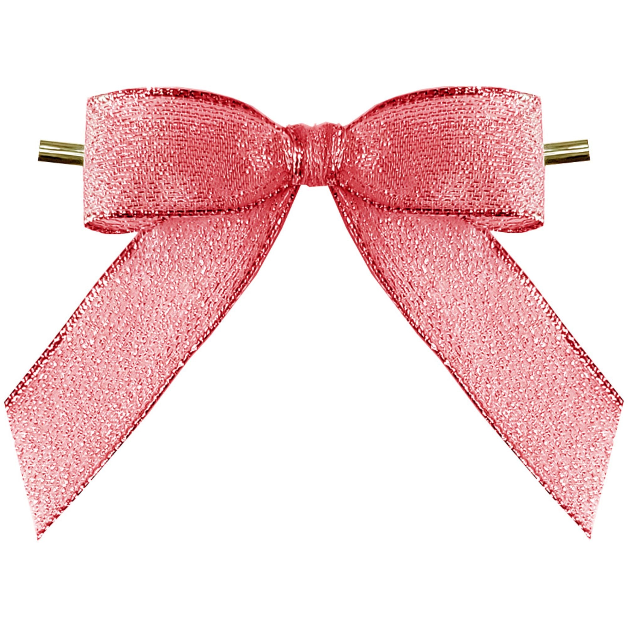 Metallic Illume Bow with Gold Twist Tie