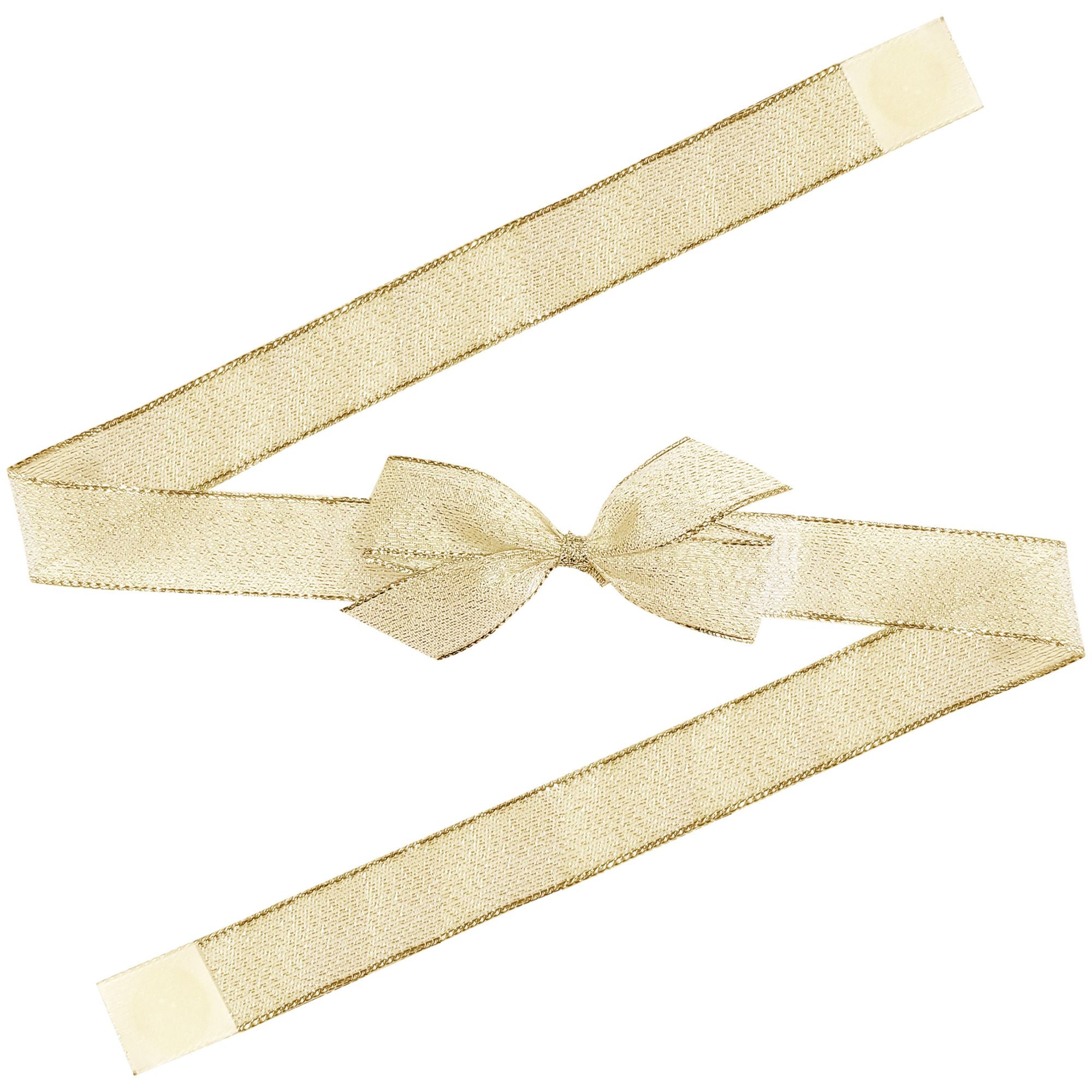 Metallic Illume Bow with Ribbon Wrap