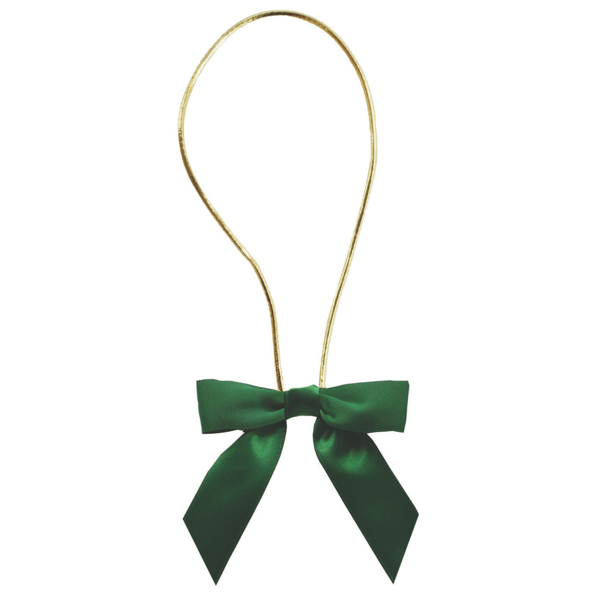 Satin Bow with Elastic Loop