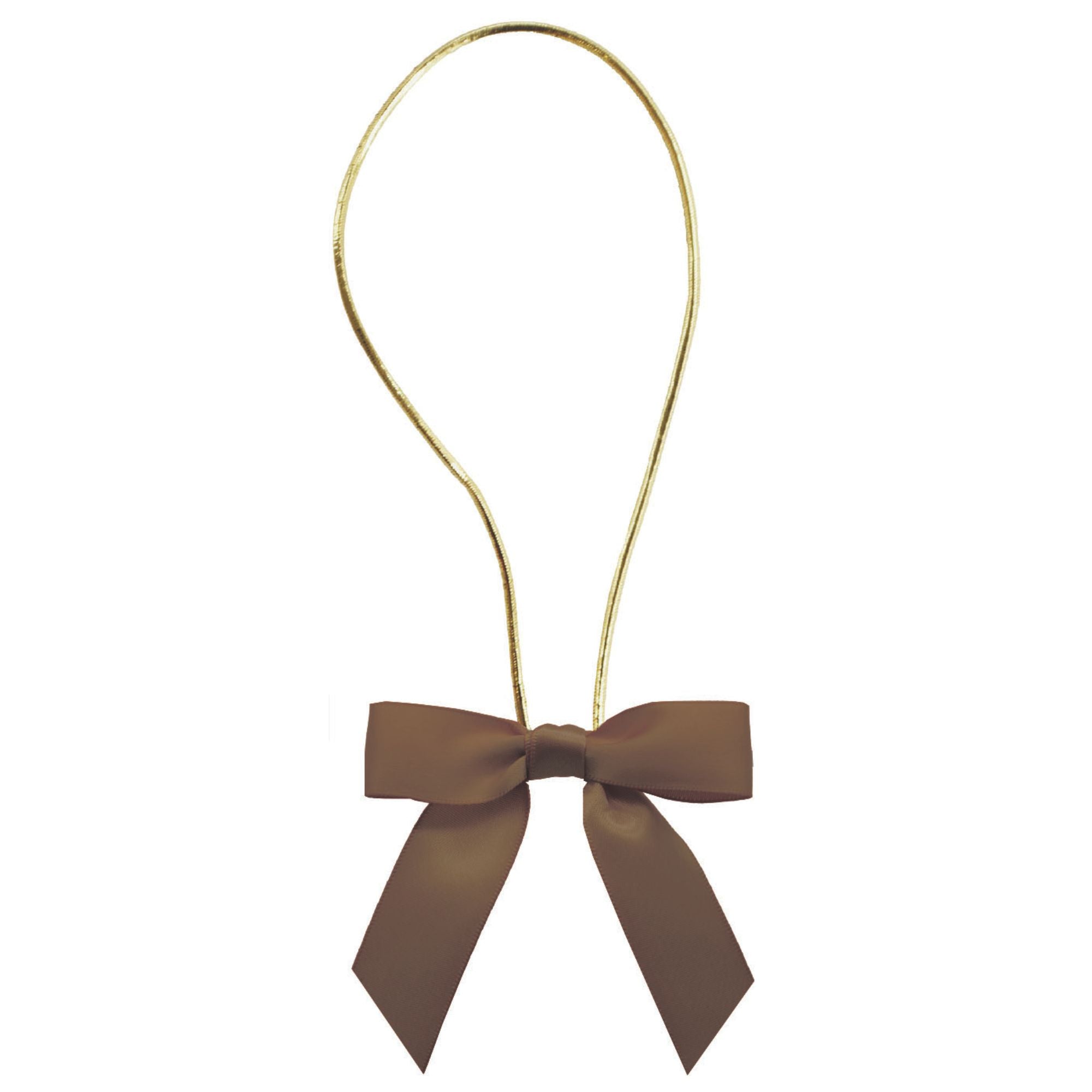 Satin Bow with Elastic Loop