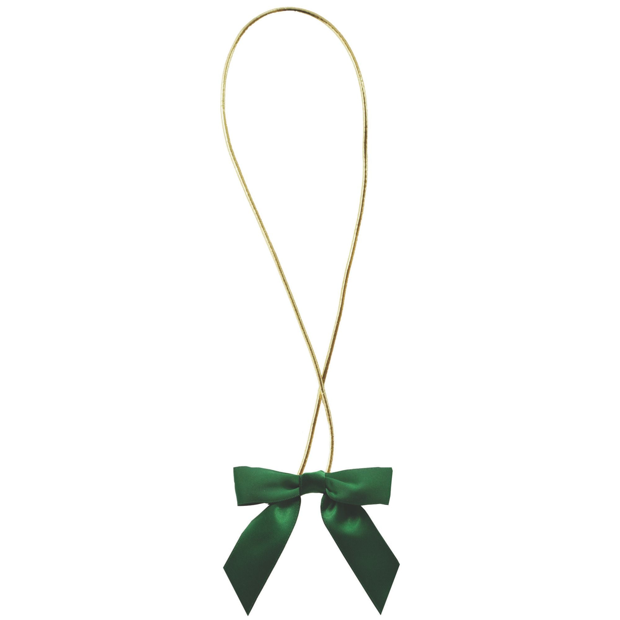 Satin Bow with Elastic Loop