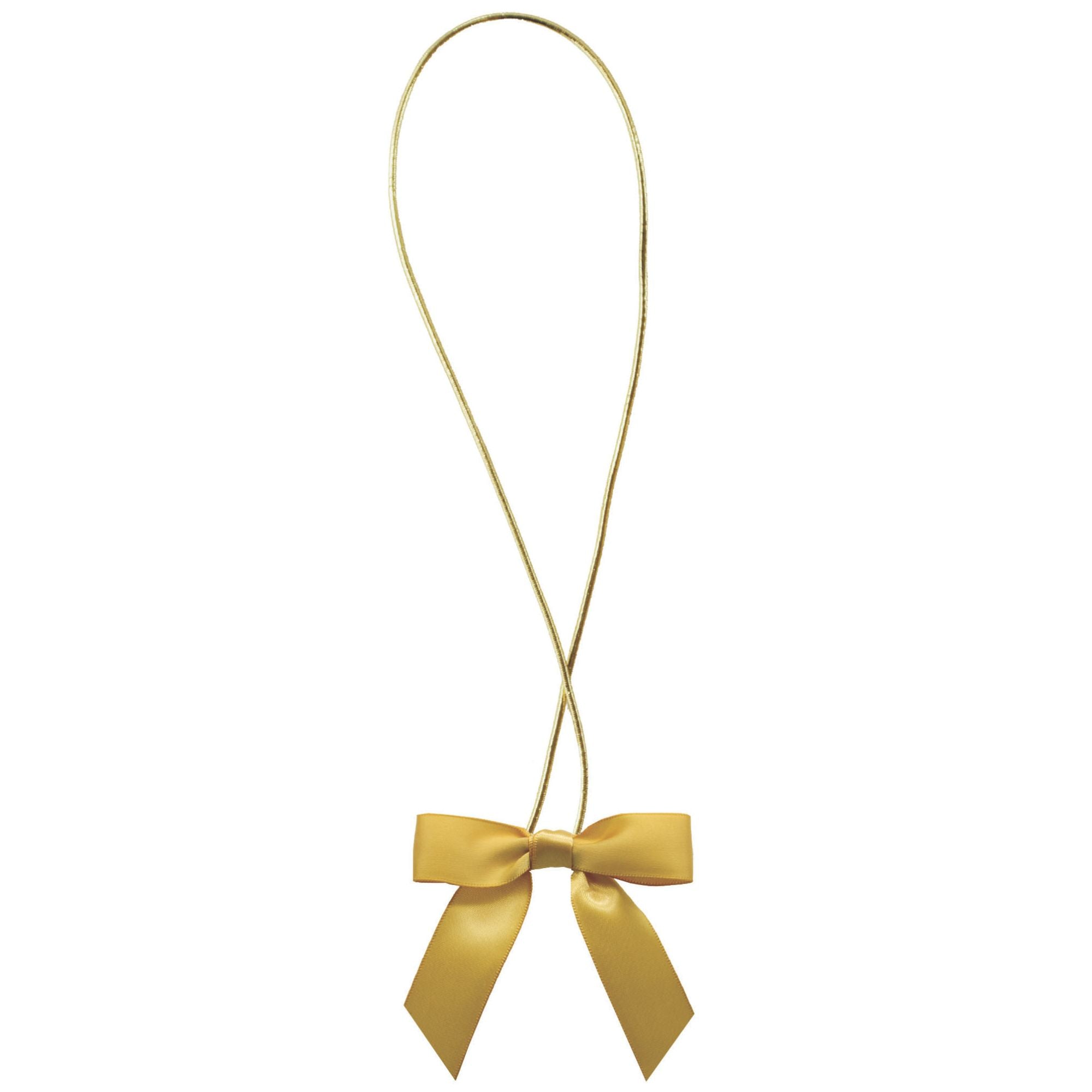 Satin Bow with Elastic Loop