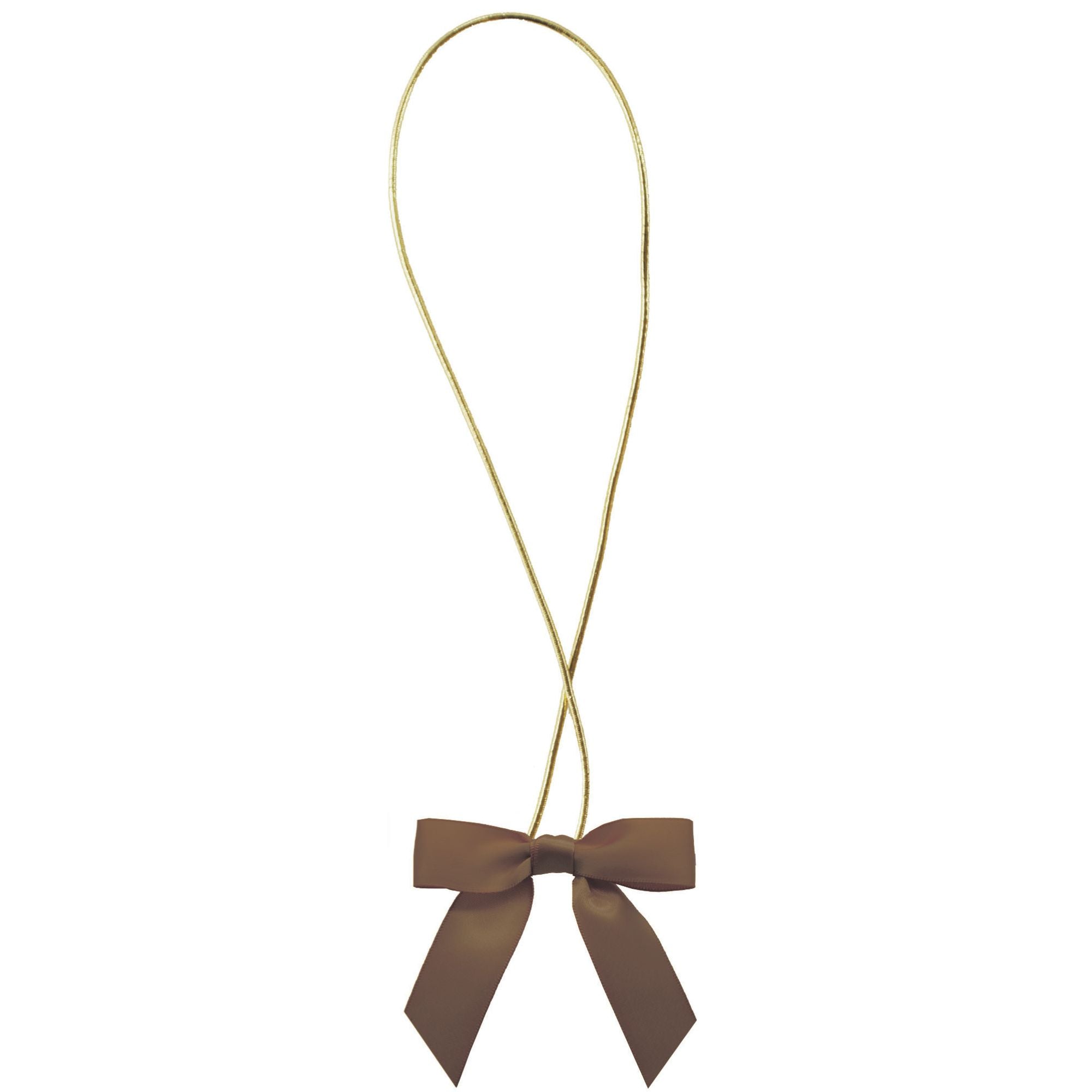 Satin Bow with Elastic Loop