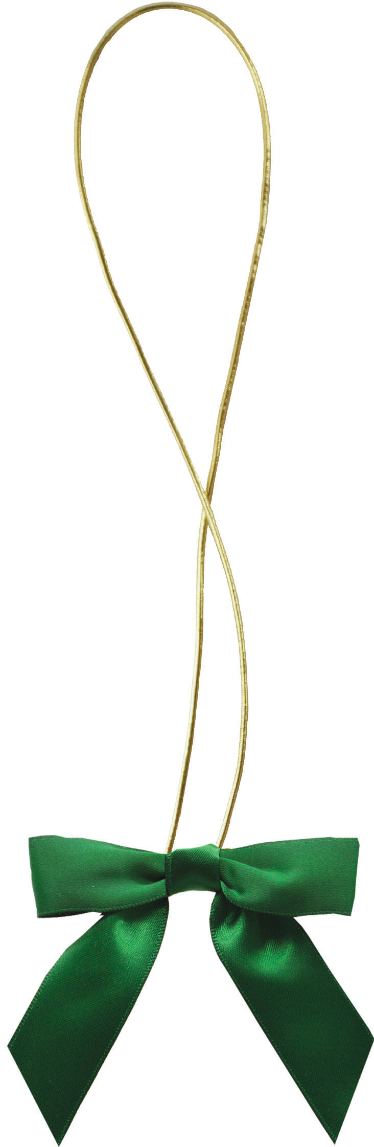 Satin Bow with Elastic Loop
