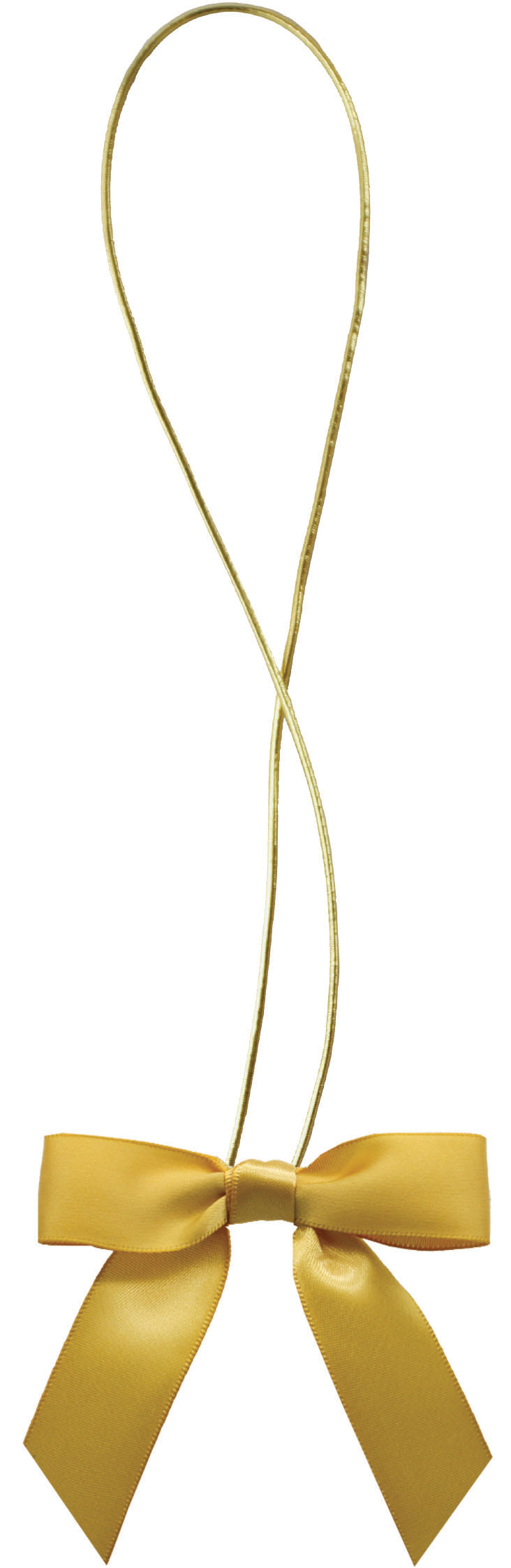 Satin Bow with Elastic Loop