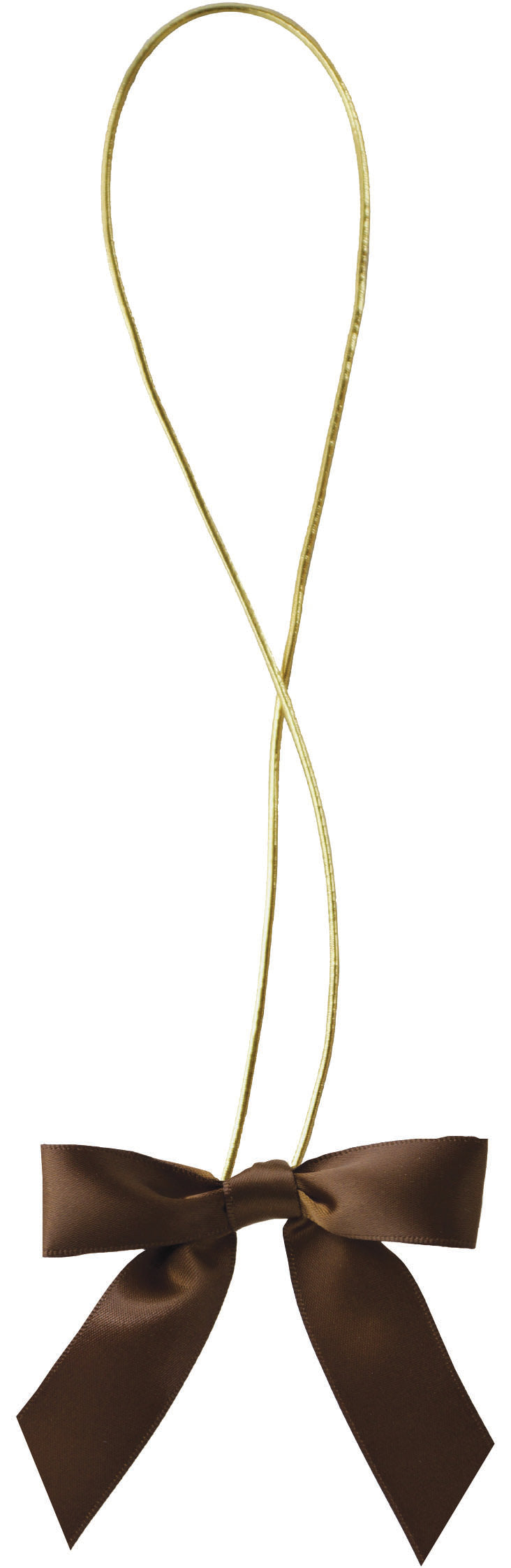 Satin Bow with Elastic Loop