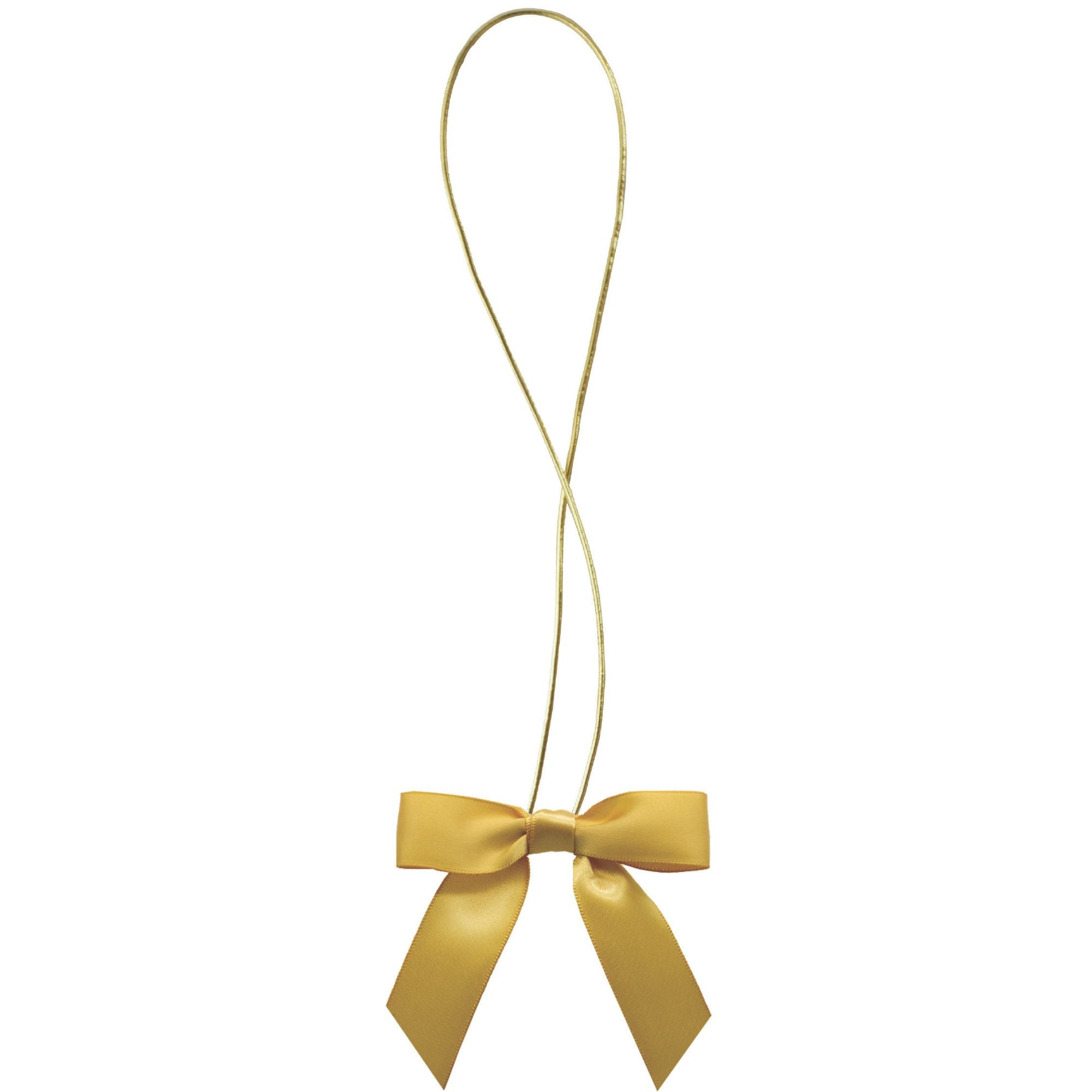 Satin Bow with Elastic Loop