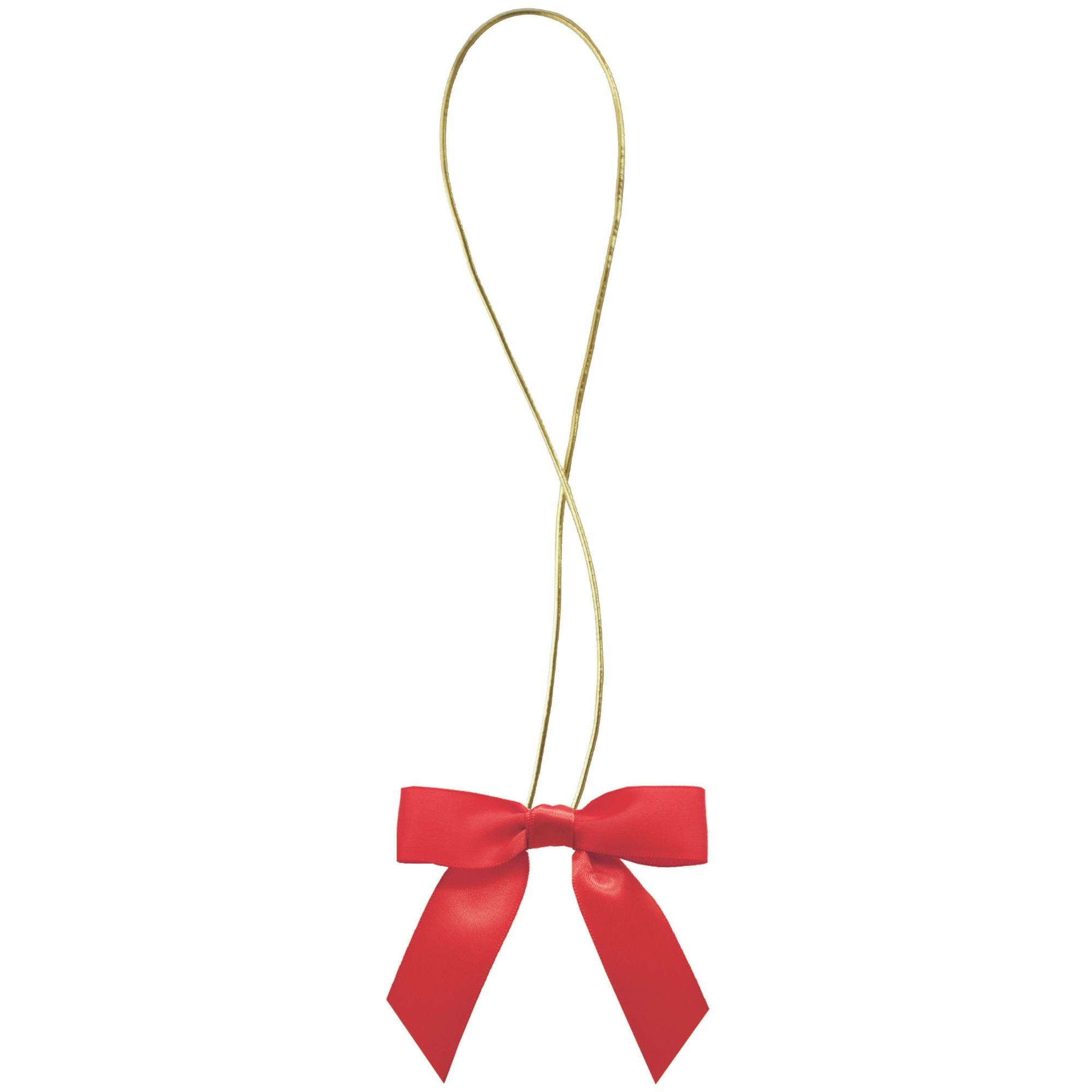 Satin Bow with Elastic Loop