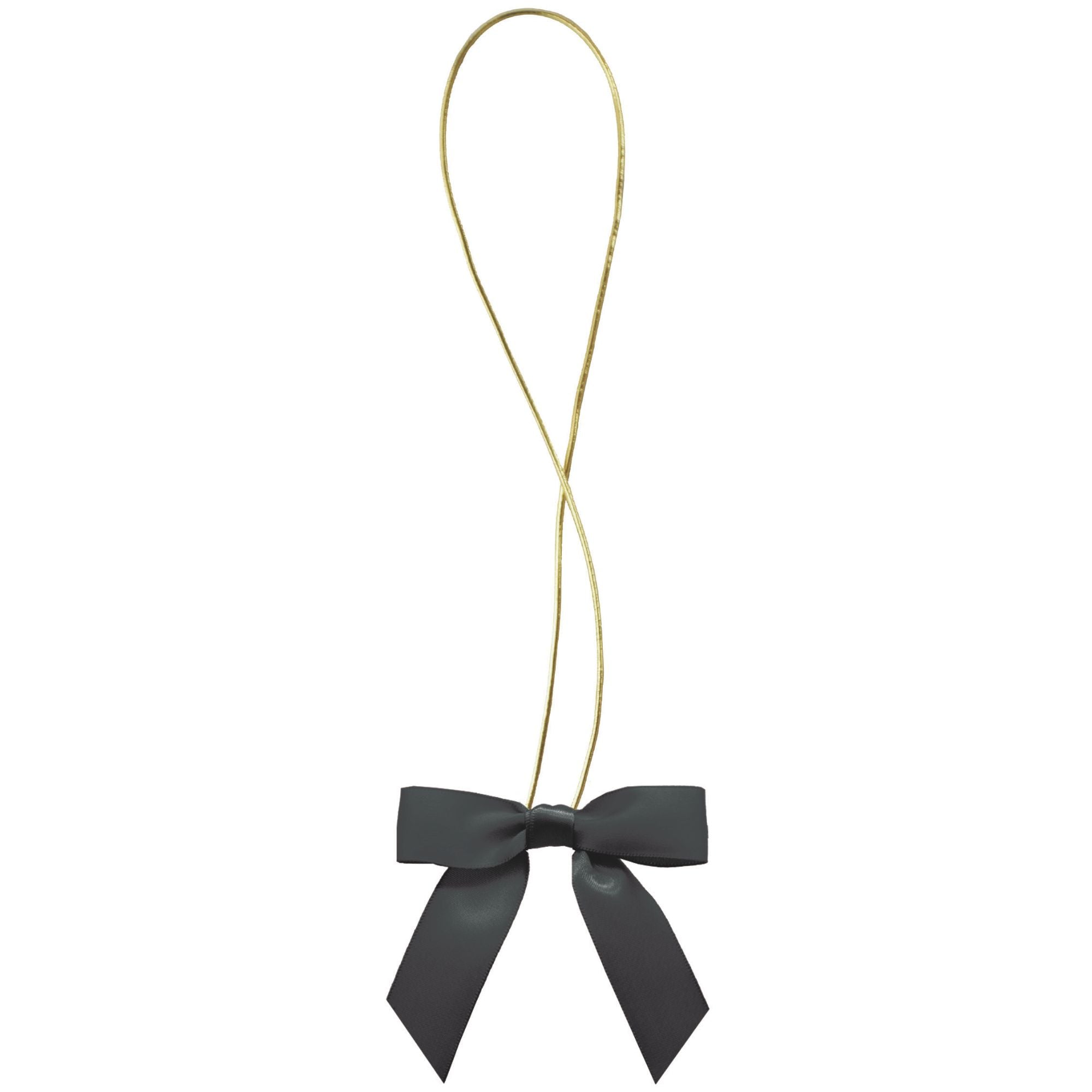Satin Bow with Elastic Loop
