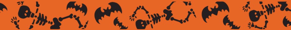Halloween Skeleton Print