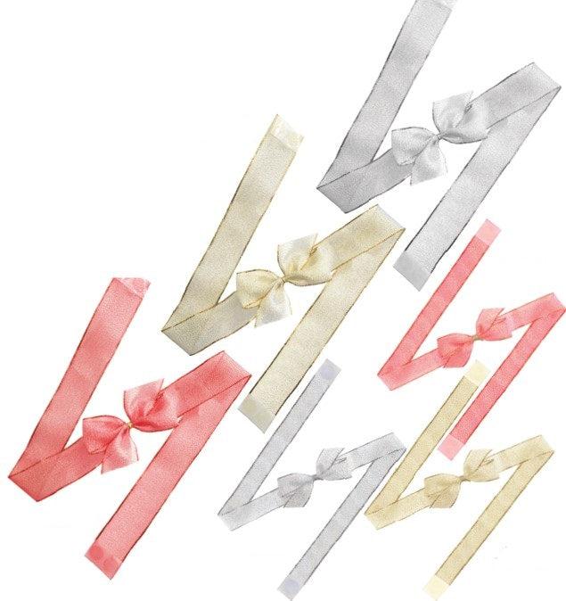 Metallic Illume Bow with Ribbon Wrap