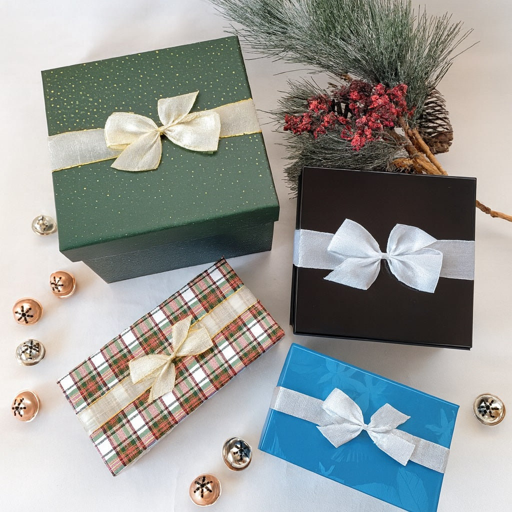 Metallic Illume Bow with Ribbon Wrap