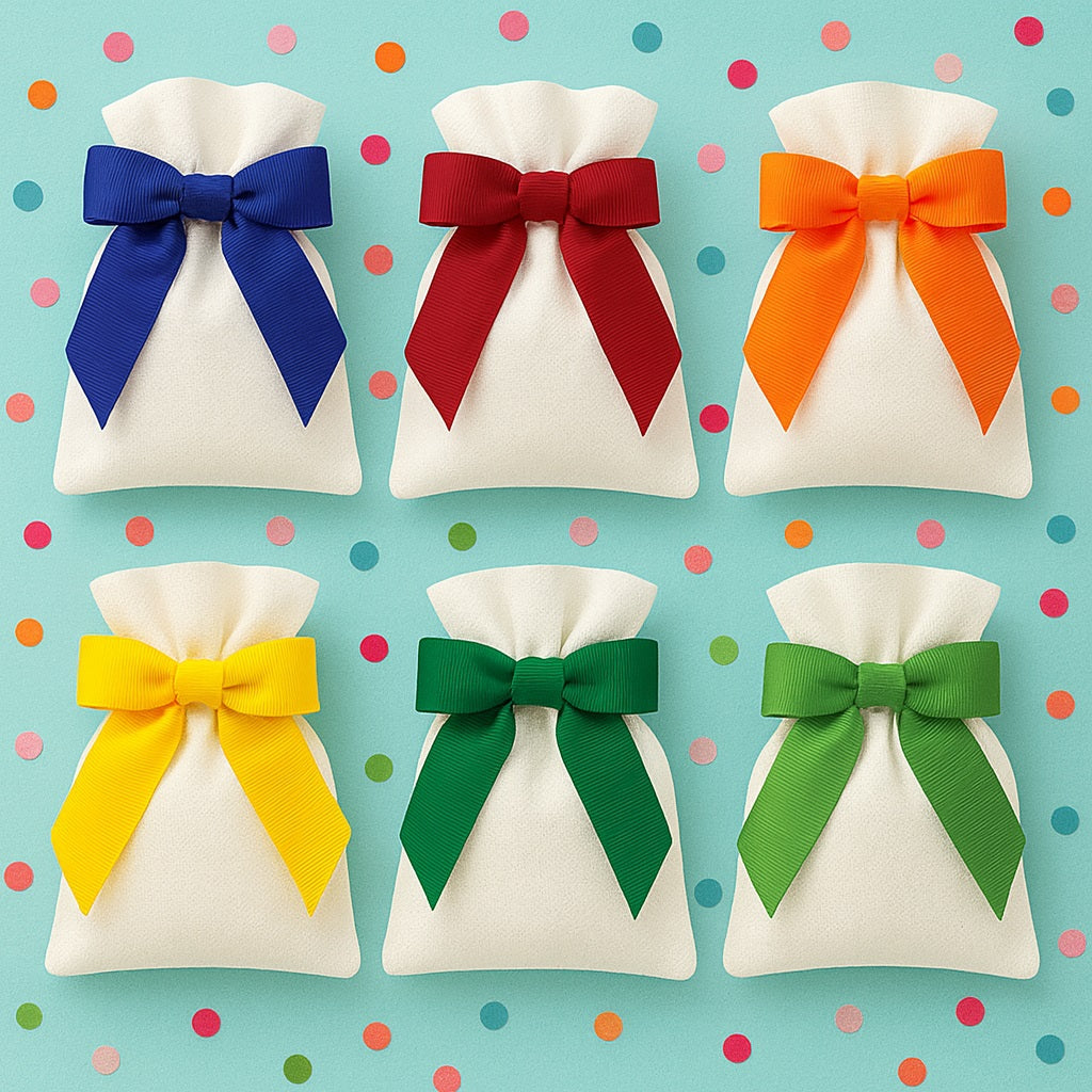 Grosgrain Twist Tie Bows