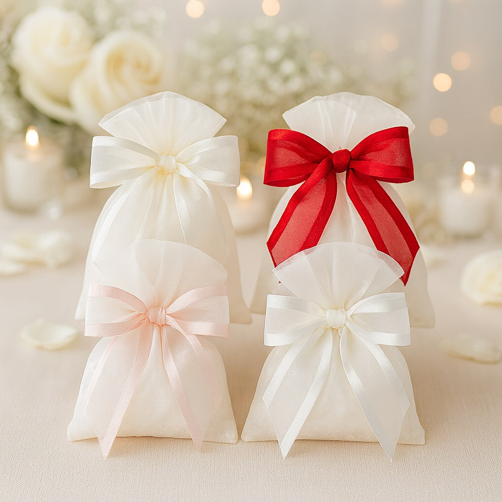 Ballet Bow with Clear Twist Tie