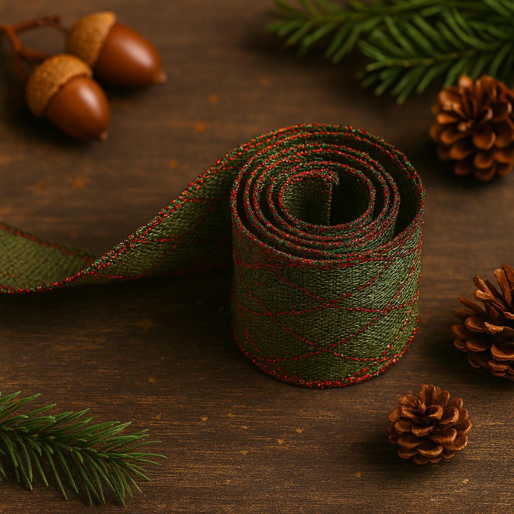Glittered Burlap