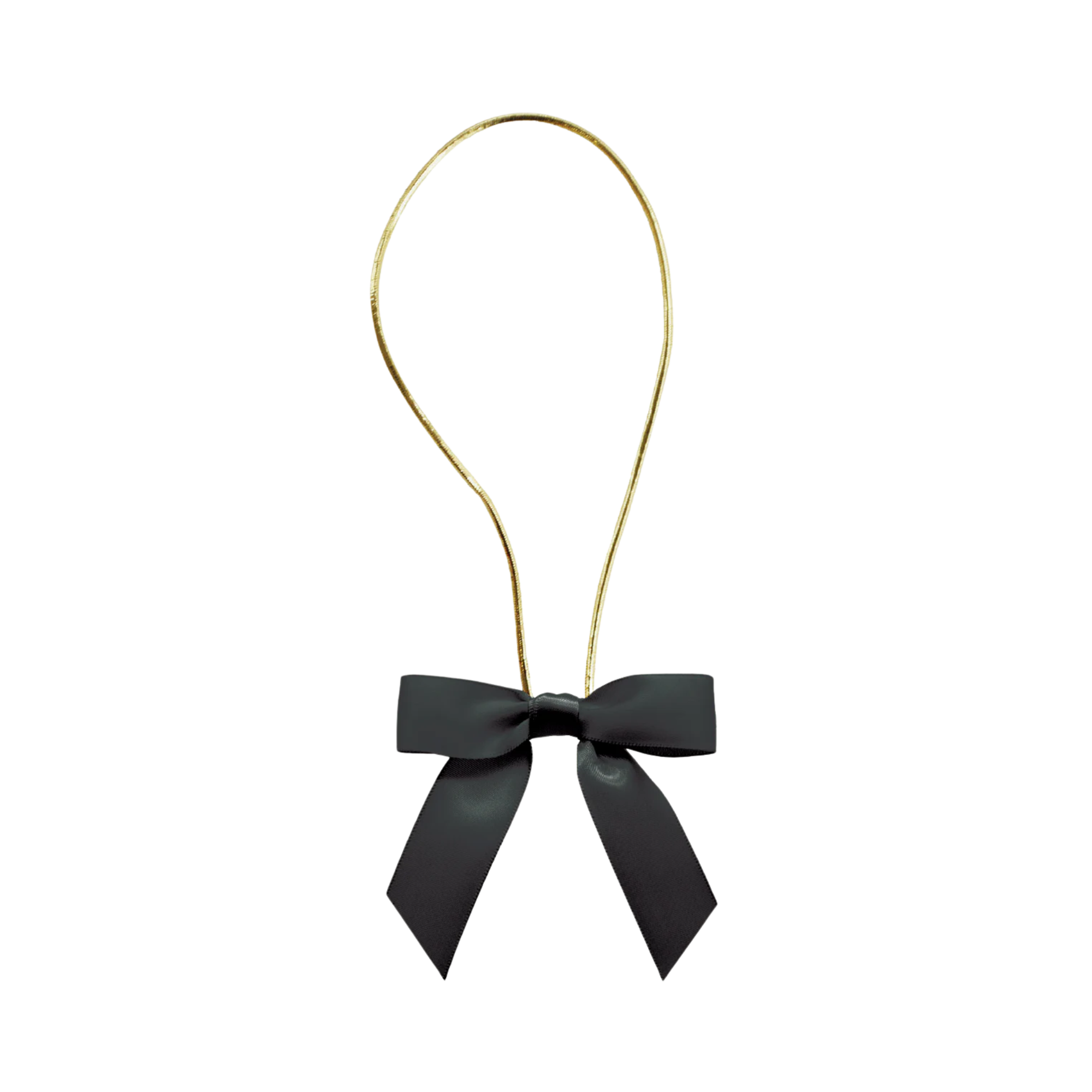 Satin Bow with Elastic Loop