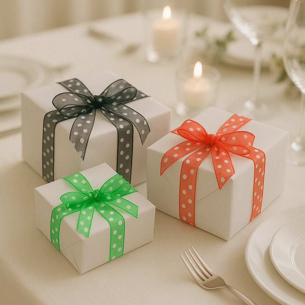 Sheer Confetti - White Dot Organdy Chiffon