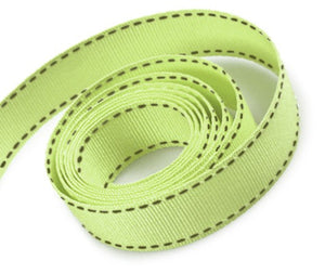 Packaging Express_1403 Honeydew with Willow Saddle Stitch Ribbon