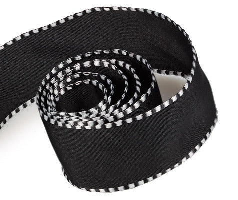 Packaging Express_0030 Black Taffeta with White Wire Edge