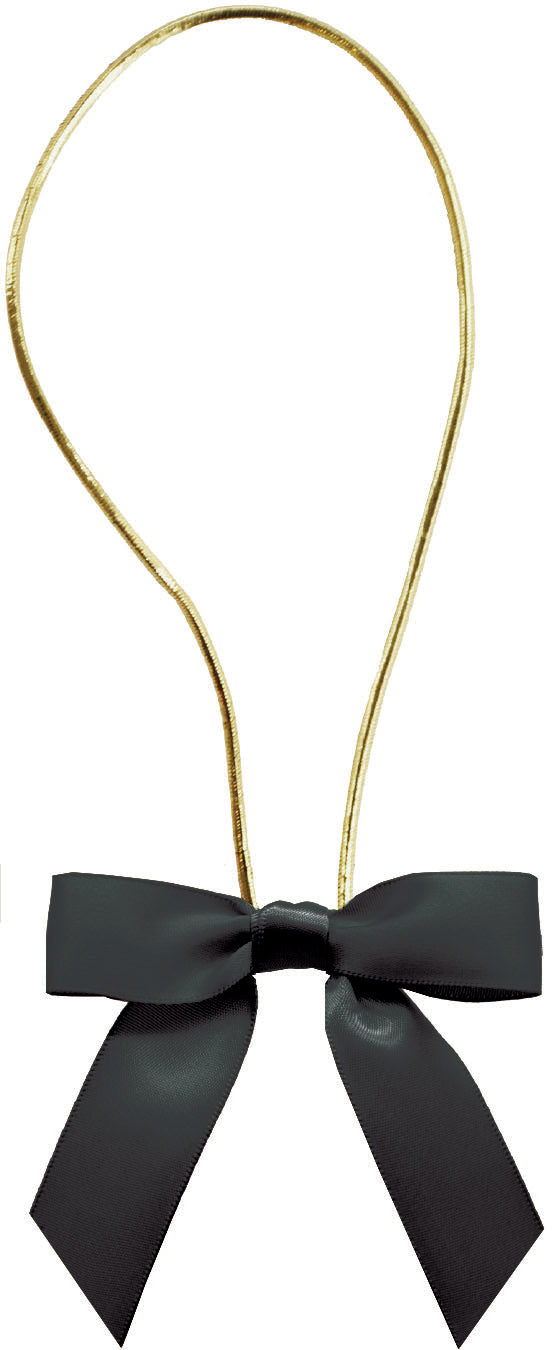 Packaging Express_0030 Black Bow with Elastic Loop